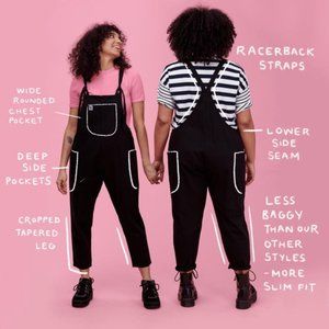Lucy & Yak Luna Dungarees, 18R (22R UK)